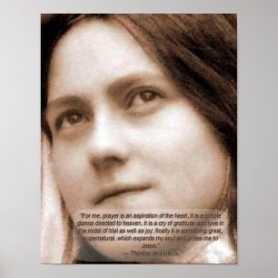 St Therese Quotes Poster