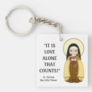 St. Therese Religiöse Carmelite Nun Quotes Schlüsselanhänger