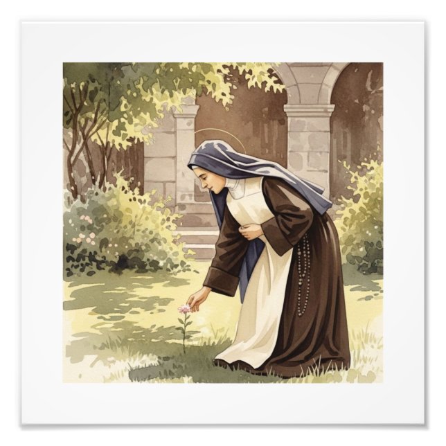 St Therese  "The Little Flower", Catholic Art  Fotodruck (Vorne)
