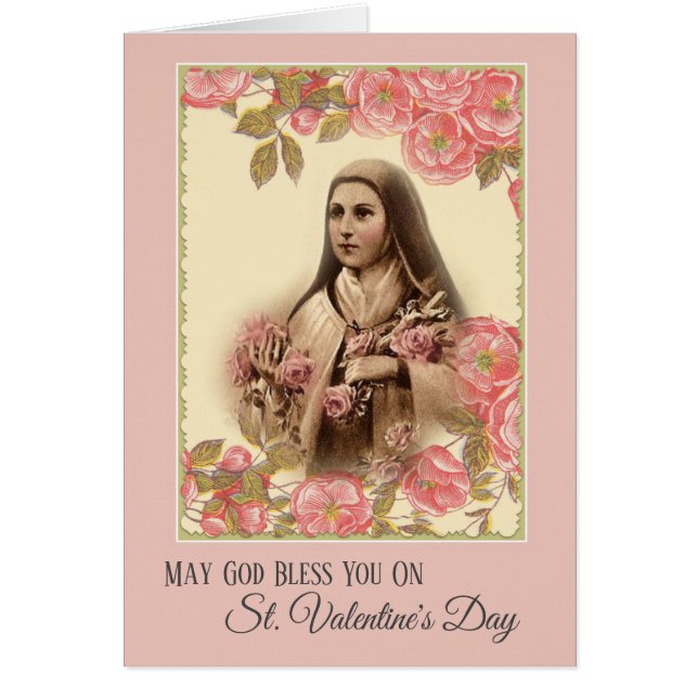 St. Therese Valentinstag Card (Vorne)