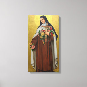 St. Therese von Kinderjesus katholischen Carmelite Leinwanddruck