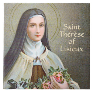 St. Therese von Lisieux die kleine Blume (BJE 01) Fliese