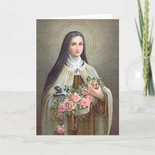 St. Therese von Lisieux die kleine Blume (BJE 01) Karte