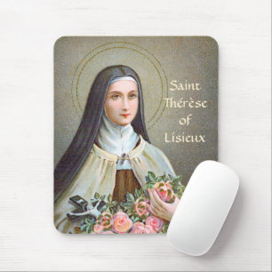 St. Therese von Lisieux die kleine Blume (BJE 01) Mousepad