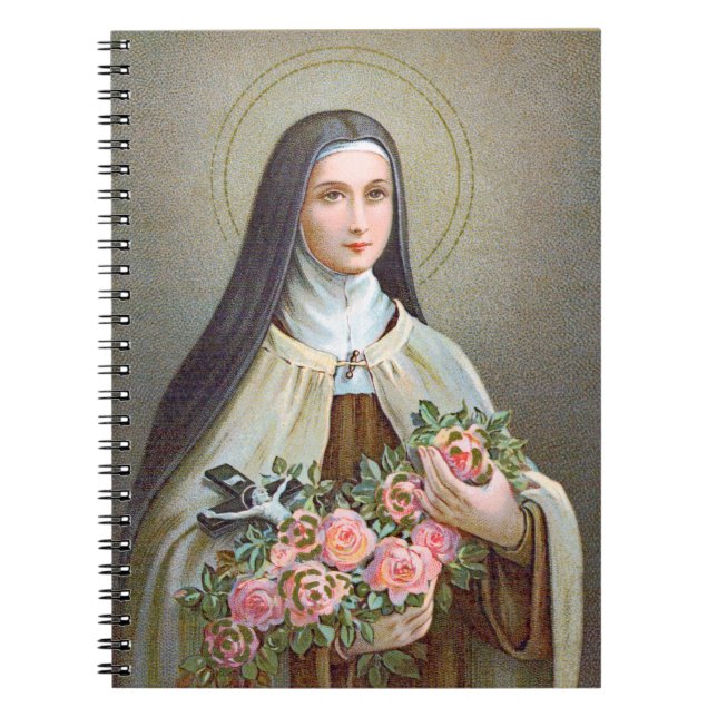 St. Thérèse von Lisieux die kleine Blume (BJE 01) Notizblock (Vorderseite)