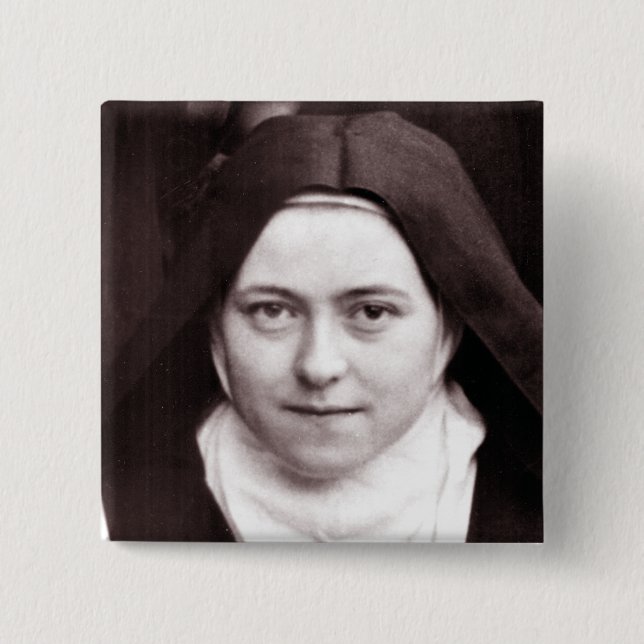 ST. THERESE VON LISIEUX, DIE KLEINE BLUME, BUTTON (Vorderseite)