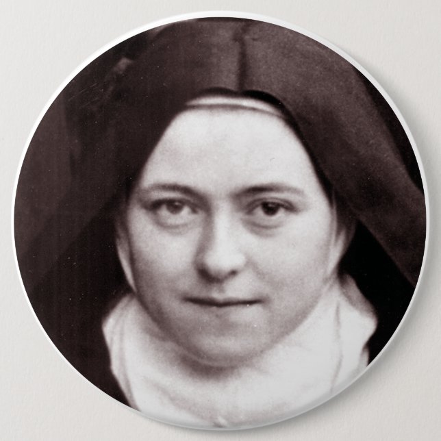ST. THERESE VON LISIEUX, DIE KLEINE BLUME, BUTTON (Vorderseite)