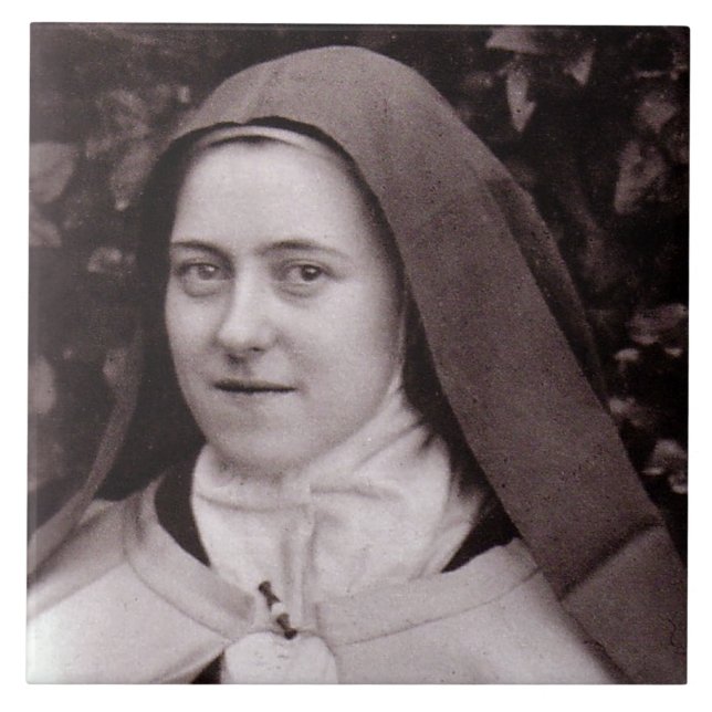 St. Therese von Lisieux Fliese (Vorderseite)