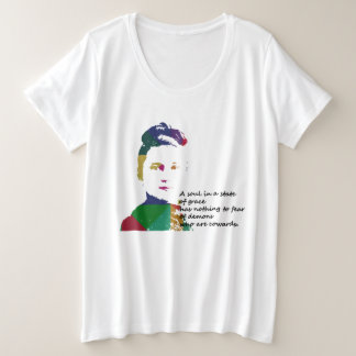 St. Therese von Lisieux Große Größe T-Shirt
