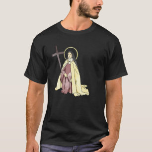 St. Therese von Lisieux Kinder Kleine Blume Rose K T-Shirt