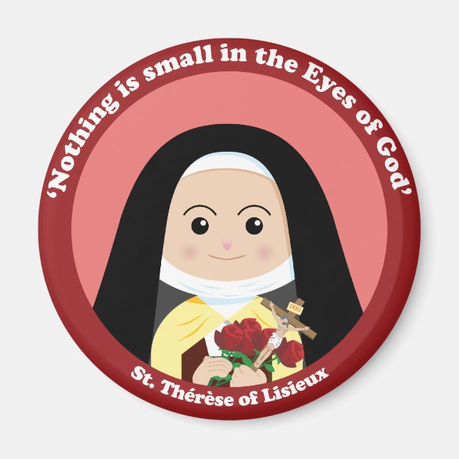 St. Thérèse von Lisieux Magnet (Vorne)