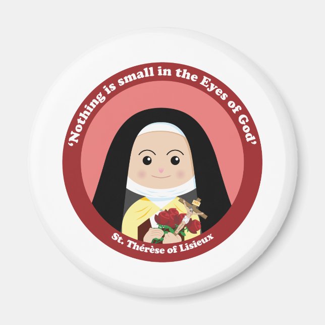 St. Thérèse von Lisieux Magnet (Vorne)