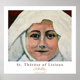 St. Thérèse von Lisieux Plakat