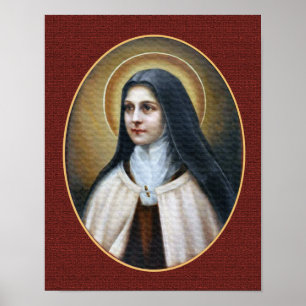 St. Therese von Lisieux Porträt Poster