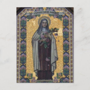 St. Thérèse von Lisieux Postkarte