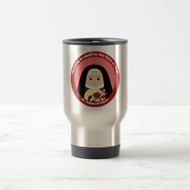St. Thérèse von Lisieux Reisebecher (Mittel)