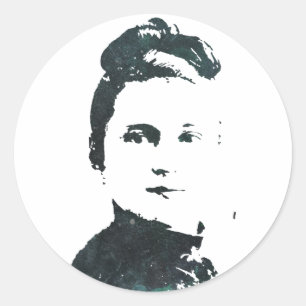 St. Therese von Lisieux Runder Aufkleber