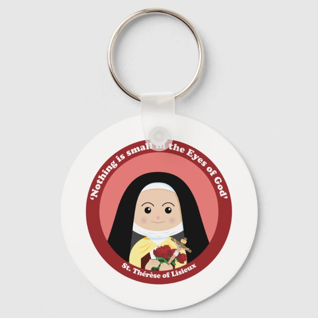 St. Thérèse von Lisieux Schlüsselanhänger (Vorderseite)