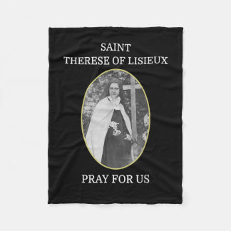 St. Therese von Lisieux T - Shirt Saint Little Blu Fleecedecke