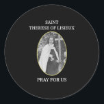 St. Therese von Lisieux T - Shirt Saint Little Blu Runder Aufkleber<br><div class="desc">Das ist ein großartiges Geschenk für Ihre Familie,  Freunde,  die Jesus Liebe. Sie werden sich freuen,  dieses Geschenk von Ihnen während der Ferienzeit oder an jedem anderen Tag zu erhalten.</div>