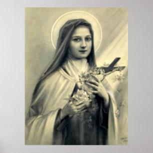 St. Therese von Lisieux wenig Blume von Jesus Poster