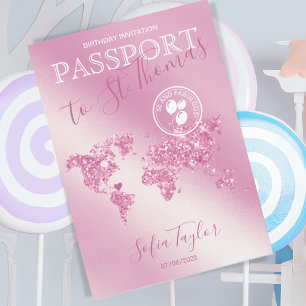 St. Thomas 50 und Fabulous Birthday Passport Karte