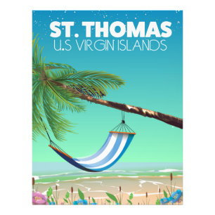 St. Thomas Amerikanische Jungferninseln. Fotodruck