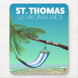 St. Thomas Amerikanische Jungferninseln. Mousepad