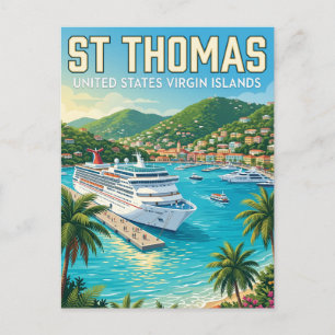 St. Thomas Amerikanische Jungferninseln Postkarte