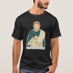 St Thomas Aquinas Patron St. der Studenten Catholi T-Shirt