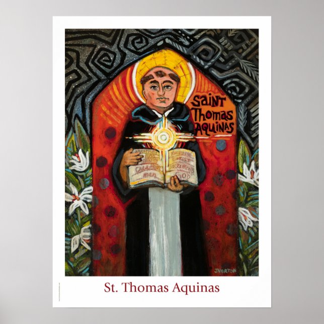 St. Thomas Aquinas Poster (Vorne)