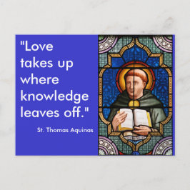 St. Thomas Aquinas Postkarte