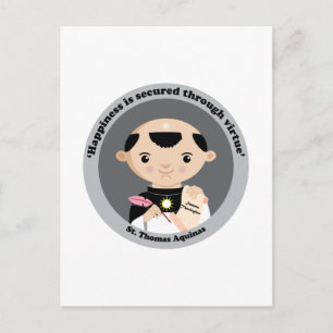 St. Thomas Aquinas Postkarte