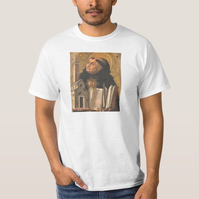 St Thomas Aquinas T-Shirt (Vorderseite)