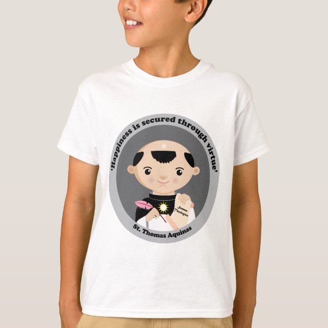 St. Thomas Aquinas T-Shirt (Vorderseite)
