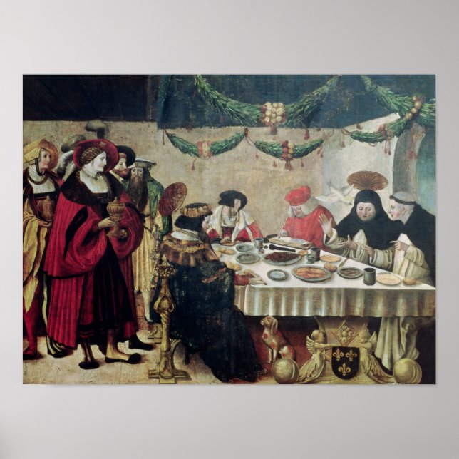 St. Thomas Aquinas und Louis IX Poster (Vorne)