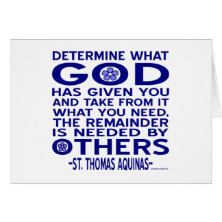St. Thomas Aquinas Zitat