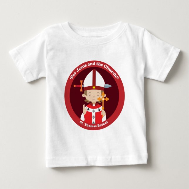 St. Thomas Becket Baby T-shirt (Vorderseite)