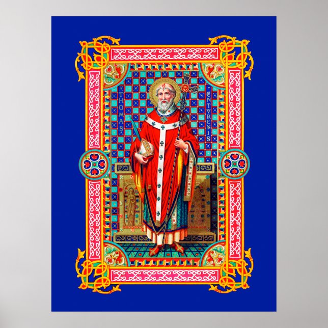 St. Thomas Becket in Red Chasuble (K 34) Poster (Vorne)