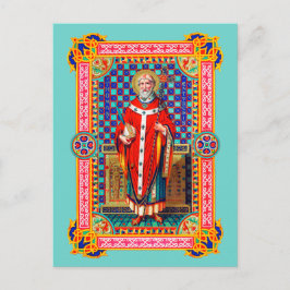 St. Thomas Becket in Red Chasuble (K 34) Postkarte