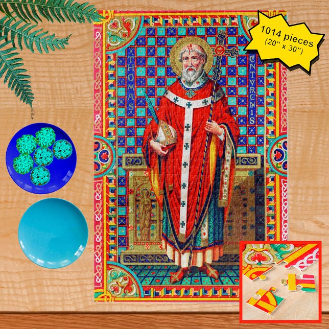 St. Thomas Becket in Red Chasuble (K 34) Puzzle (Von Creator hochgeladen)