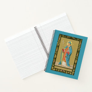 St. Thomas Becket mit Schwert in Miter (P 005) Notizbuch