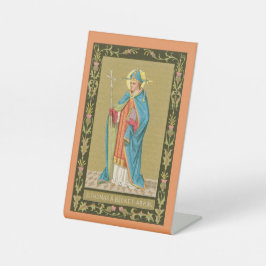 St. Thomas Becket mit Schwert in Miter (P 005) Sockelschild