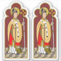 St. Thomas Becket mit Schwert (M 033; koloriert)