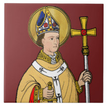 St. Thomas Becket mit Schwert (M 033; koloriert)