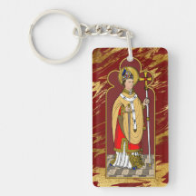 St. Thomas Becket mit Schwert (M 033; koloriert)