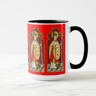 St. Thomas Becket mit Schwert (M 033; koloriert) Tasse