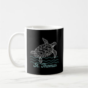 St Thomas Caribbean Island Sea Turtle Kaffeetasse