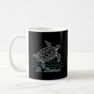St Thomas Caribbean Island Sea Turtle Kaffeetasse