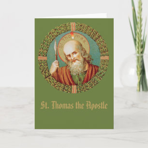 St. Thomas der Apostel (JMAS12) Blank Gruß Karte